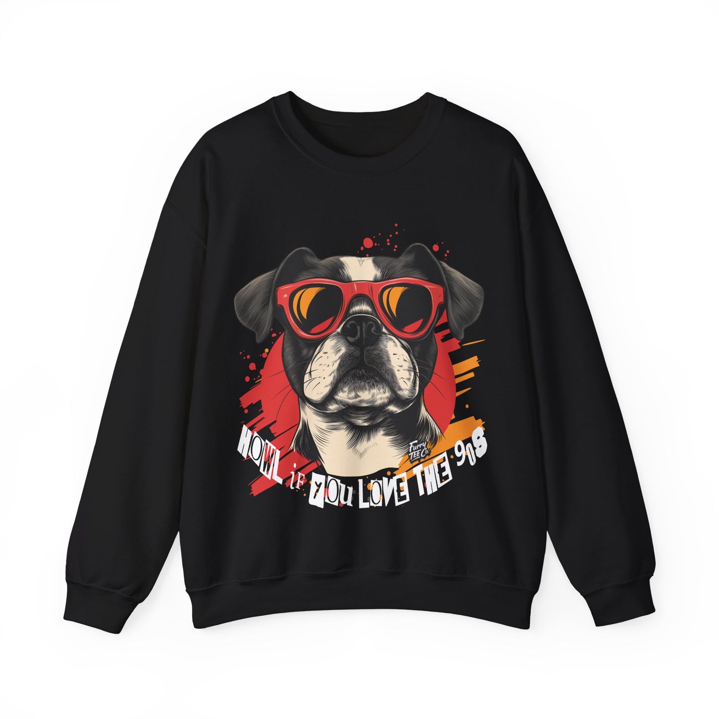 90s Dawg Black Sweatshirt