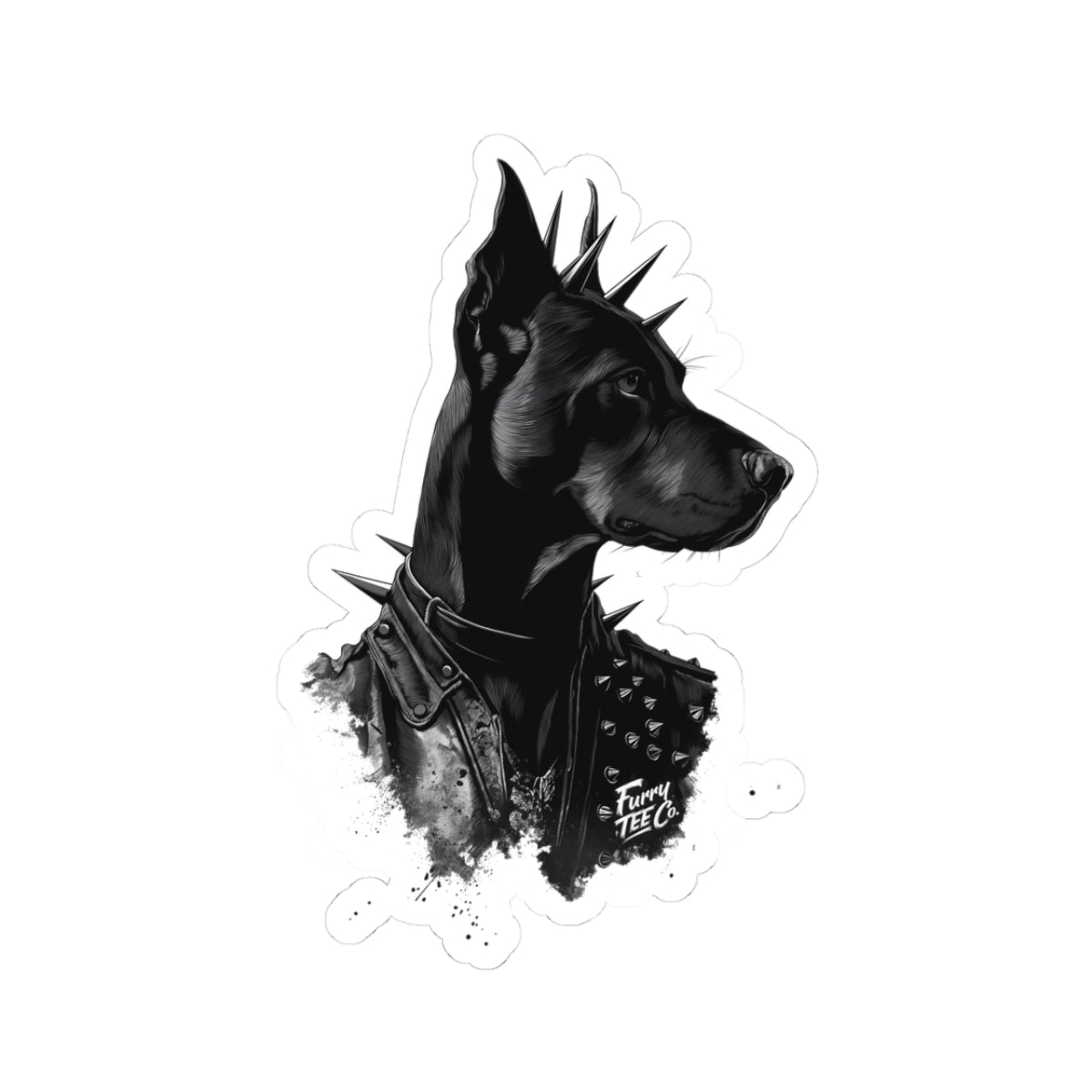 Punker Pup Sticker