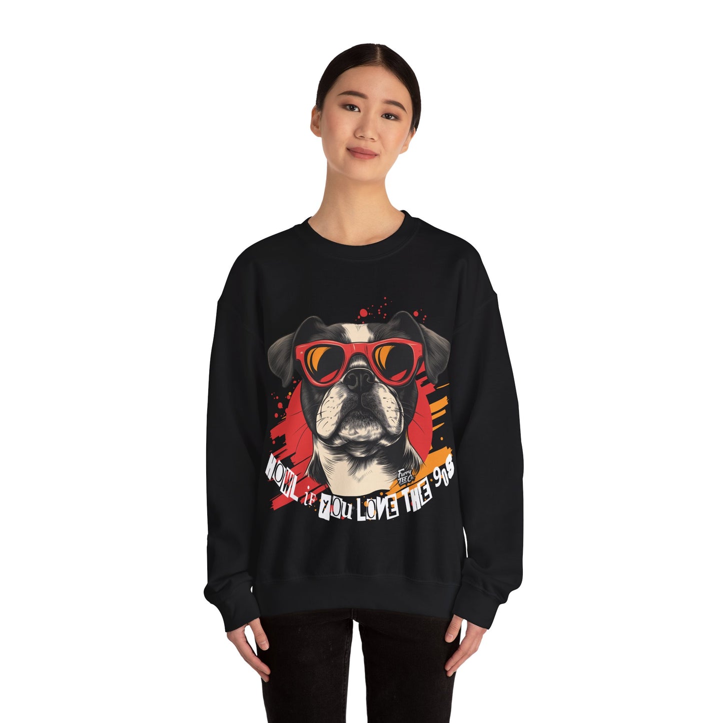 90s Dawg Black Sweatshirt
