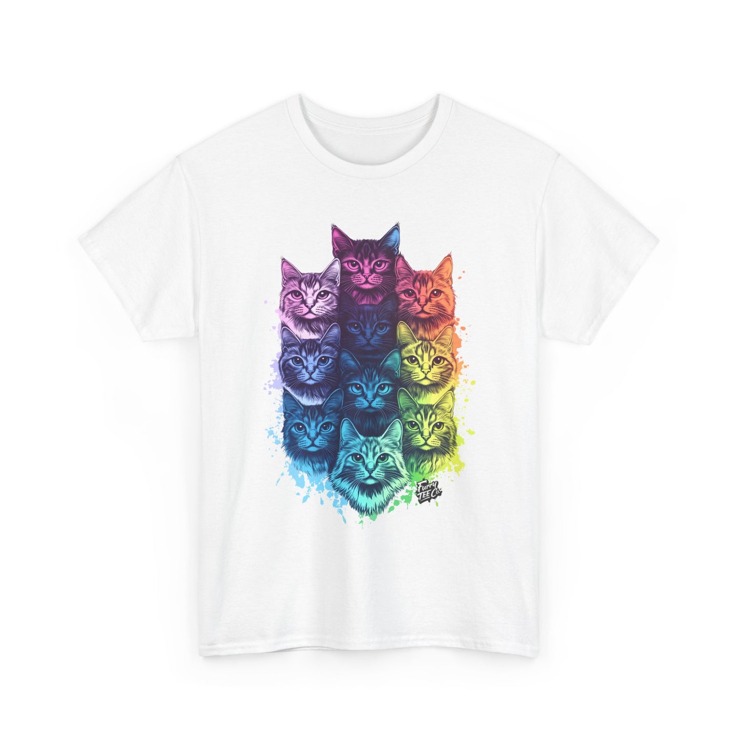 Vibrant Cat Lovers Tee