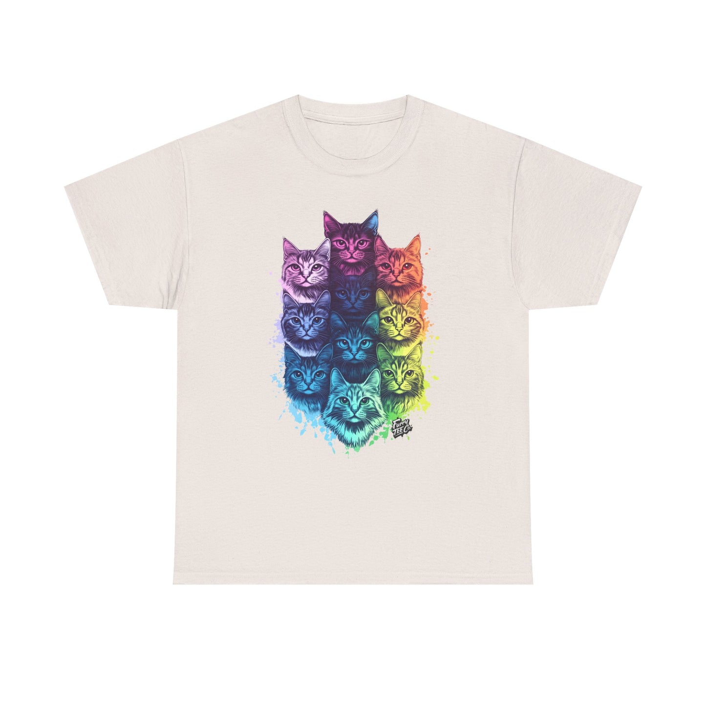 Vibrant Cat Lovers Tee