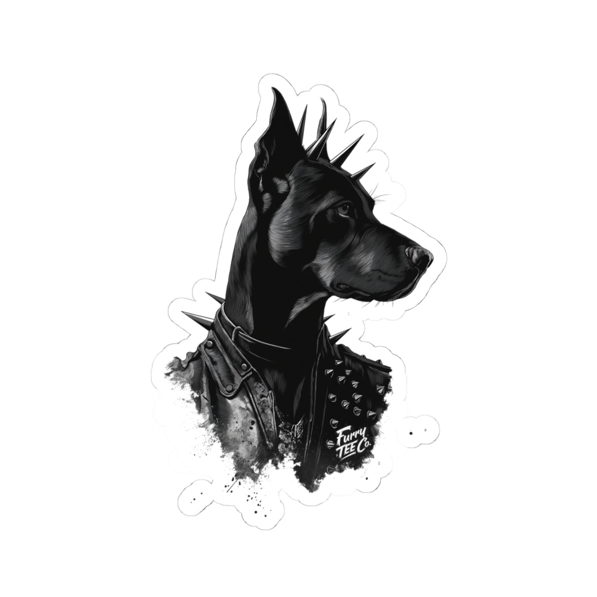 Punker Pup Sticker