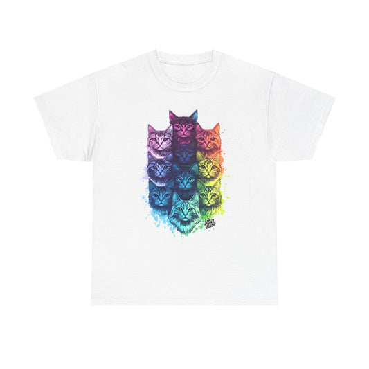 Vibrant Cat Lovers Tee